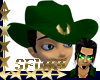sf Cowboy hat Green