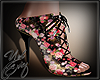 [Yel] Floral heels Sh