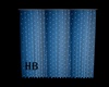 {HB}} Curtains Blue