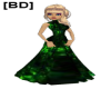 [BD] Green Design Dress