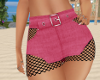 SR~ Pink Net Skirt