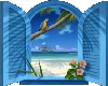 Tropical Paradise Window