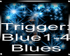 Blue Star Bursts Trigger
