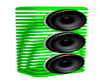 neon green speaker