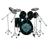 Harley Drum Set w/Sticks