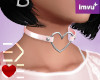 Pink Heart Choker