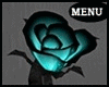 !ME TEAL NEON HAND ROSE