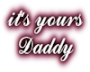 [LM]Sticker..yours Daddy