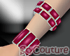 Silver pink bracelet [R]