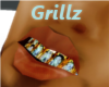 {HD}Grillz *Blue/Gold*