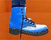 Blue Combat Boots / Work Boots 3 (M)