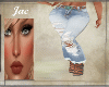 J~RIPPED FADED CAPRI  LD