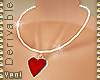 [Y] Heart necklace mesh