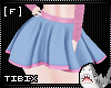 [F] Pink|Blue Mini Skirt