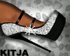 *K* PEPPER Silver Pumps
