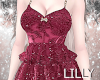New year dress berry