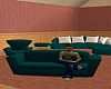 Hunter Green Sofa
