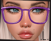 .L. Nerd Glasses Purple