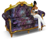 Purple Pattern Sofa