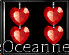 Heart Valentine earring