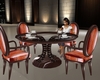 Leather Chat Table