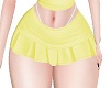 G Yellow Pleated Skirt
