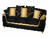 K-MO~Blk n Gld Sofa