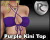 Purple Bikini Top