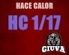 HACE CALOR  HC
