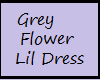 JK! GreyFlower Lil Dress