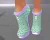 polka-dotted shoes
