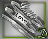[D] Love Bracelet,silver