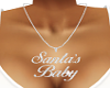 "Santa's Baby"  Necklace