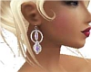 Purple Diamomd Earrings