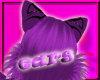 [f0xy] purple ears cat