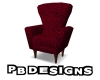 PB Red Kanji Chair
