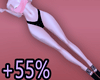 Longer Legs +55%