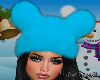 Bear Fur Hat Blue