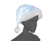 iridescent icy santa hat