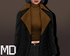 MD Black Coat Outfit L