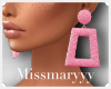 -Mm- Mary Earrings Pink