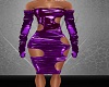 Purple Latex Dress