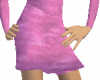 Pink Velvet Dress Skirt