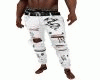 Pantalon Blanc Ninja