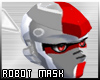 [B] Robot Mask Red