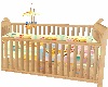 (CL) Pooh Wood Crib