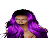 *LB* Black purple hair