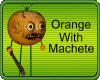 Zombie Orange With Machete