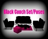 black couch set/poses