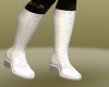 Leather Boots - White